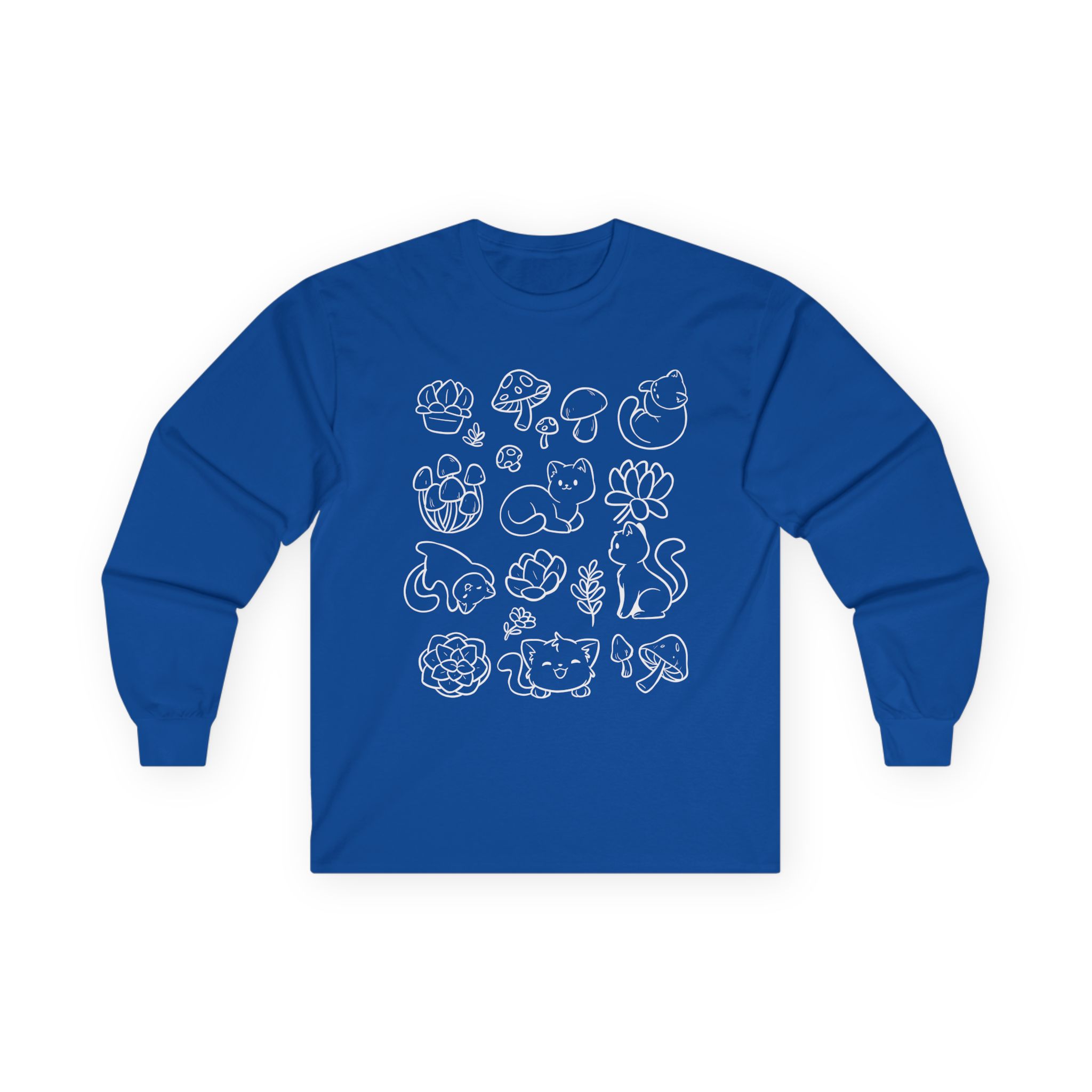 Shubble Plants And Cats Unisex Ultra Cotton Long Sleeve Tee
