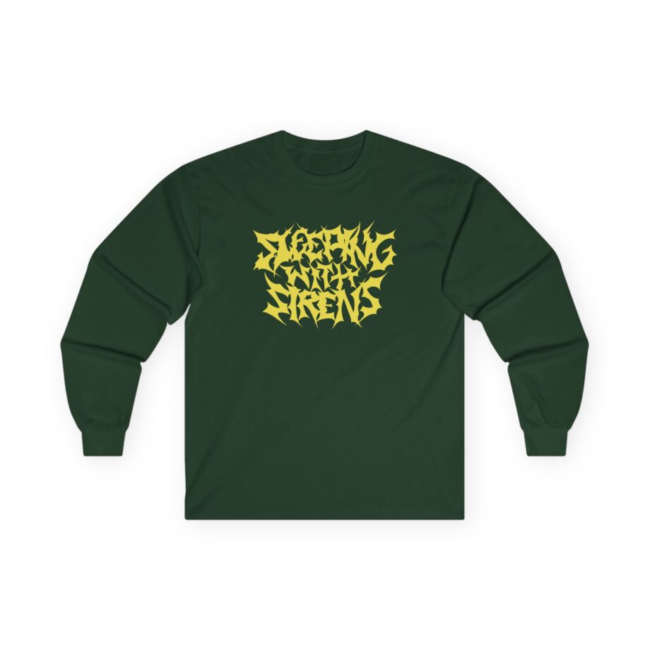 Sleeping With Sirens Metal Logo Unisex Ultra Cotton Long Sleeve Tee