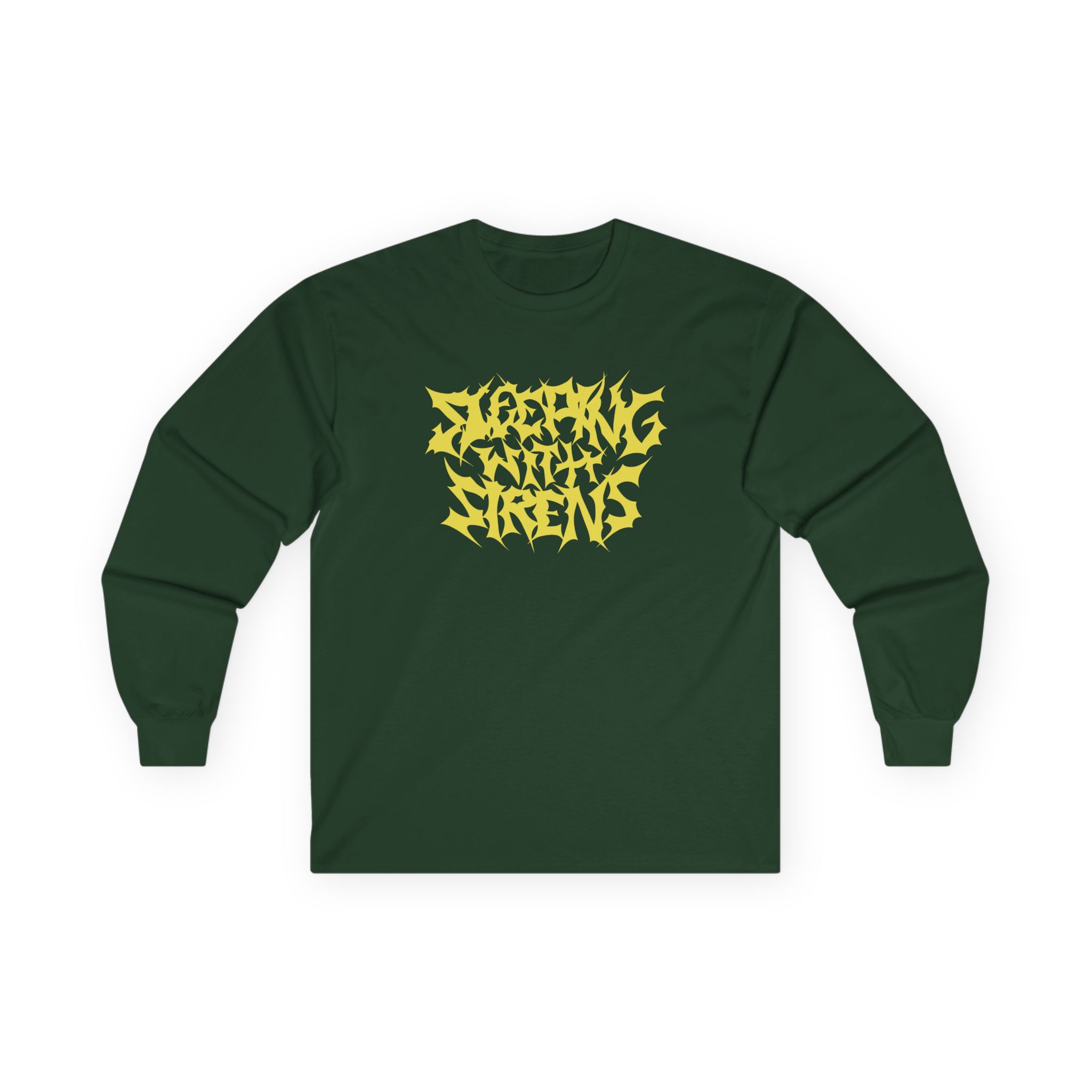 Sleeping With Sirens Metal Logo Unisex Ultra Cotton Long Sleeve Tee