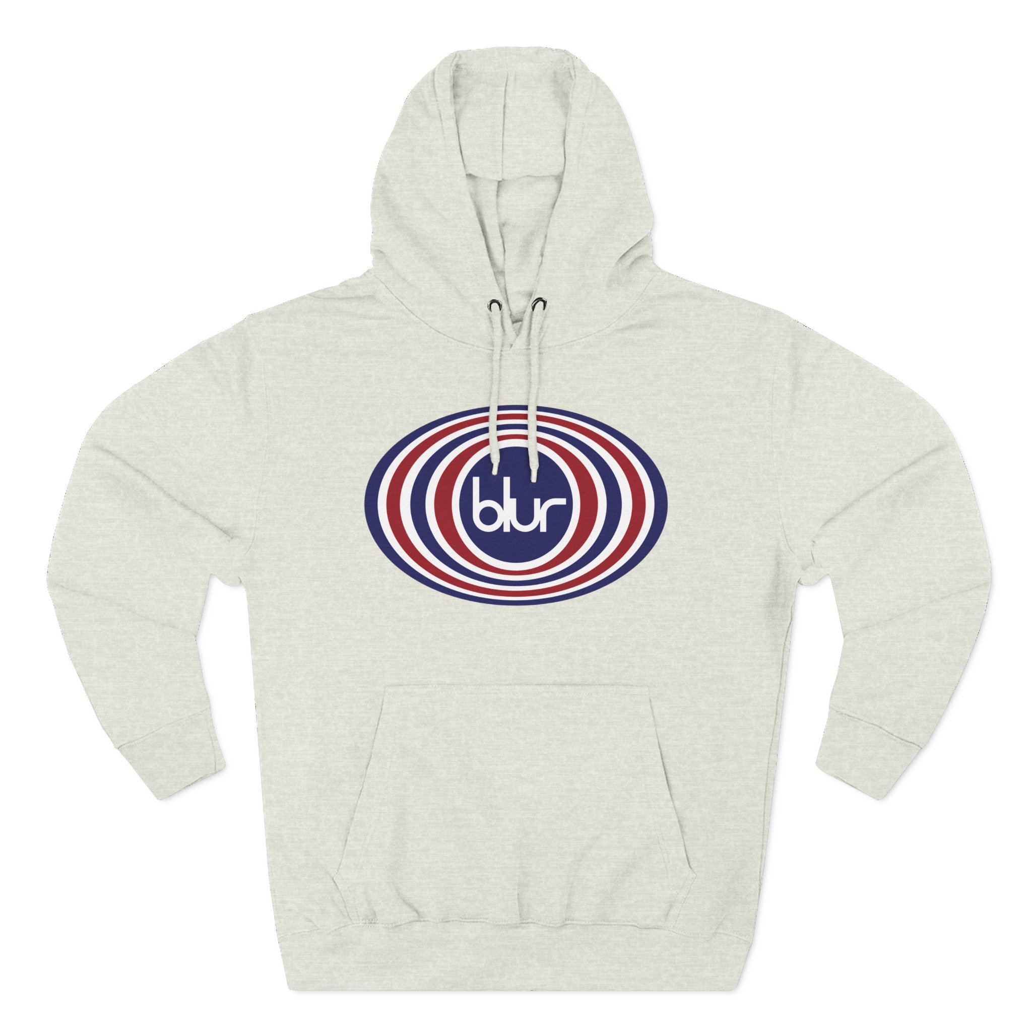 Blur Three-Panel Fleece Hoodie