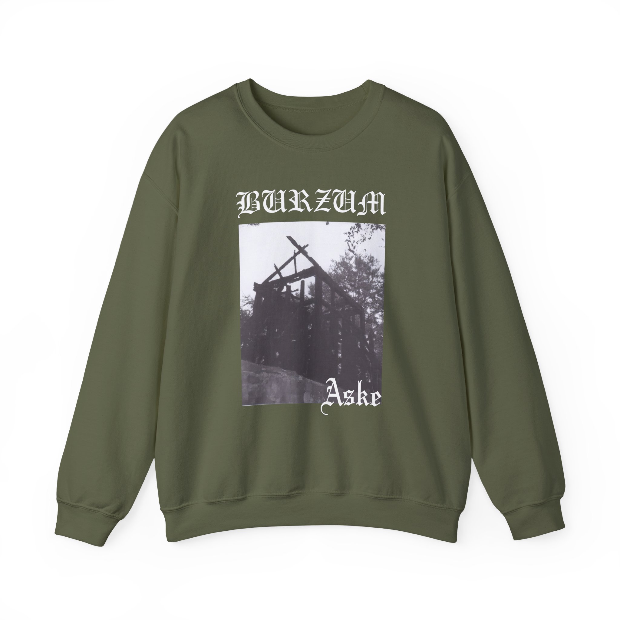 Burzum Aske Unisex Heavy Blendâ„¢ Crewneck Sweatshirt