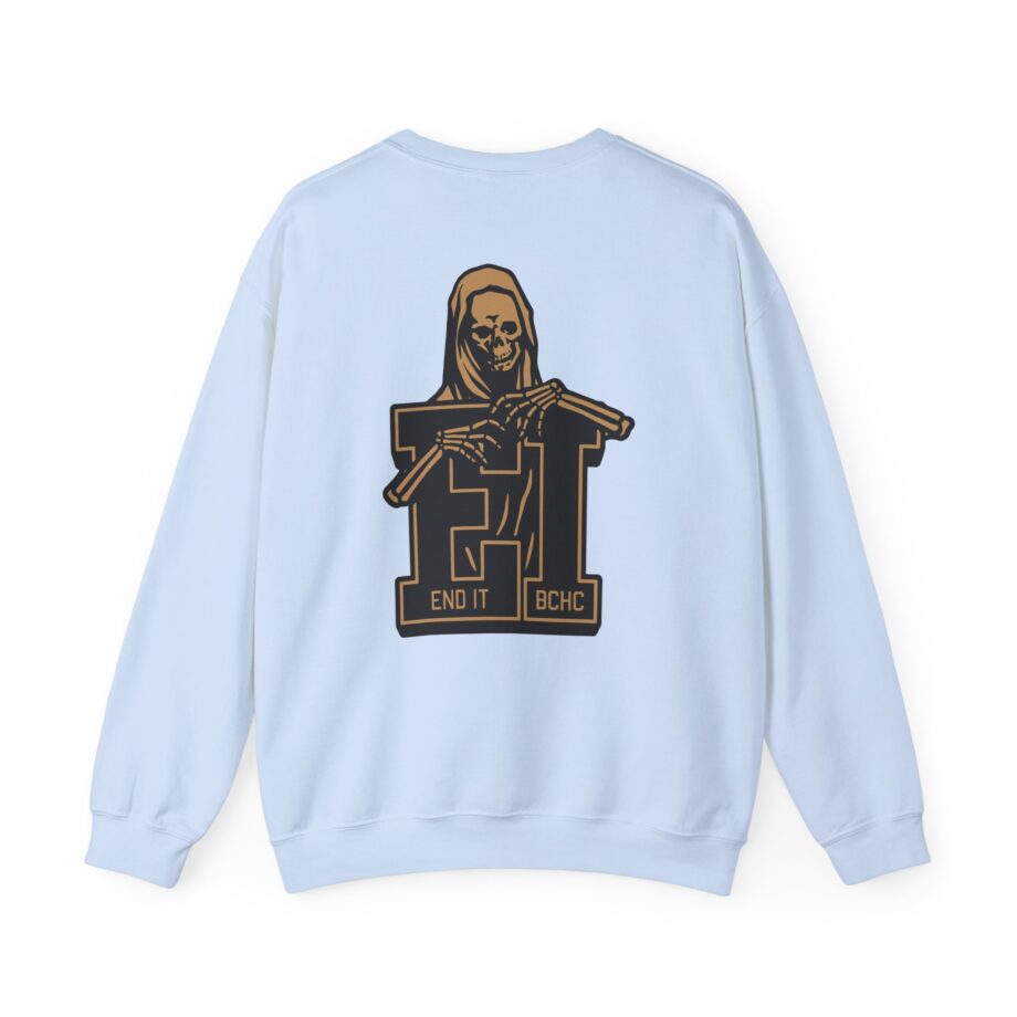 End It Bchc Reaper Emblem Unisex Heavy Blend™ Crewneck Sweatshirt