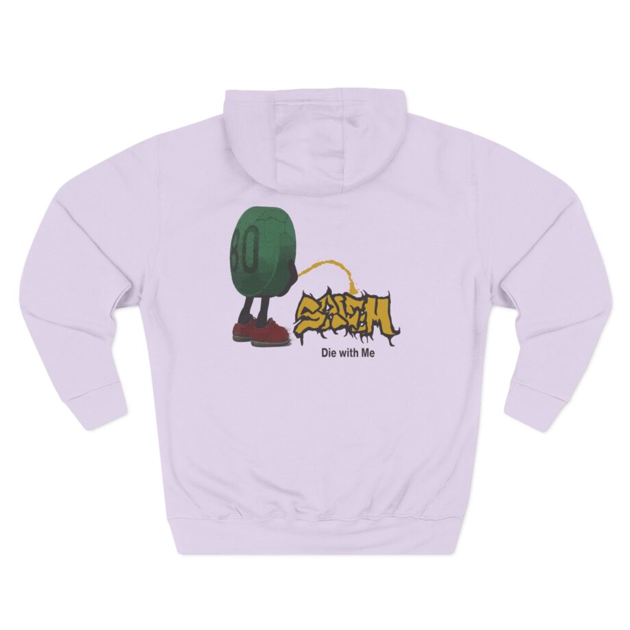 Salem die with me pill Three-Panel Fleece Hoodie