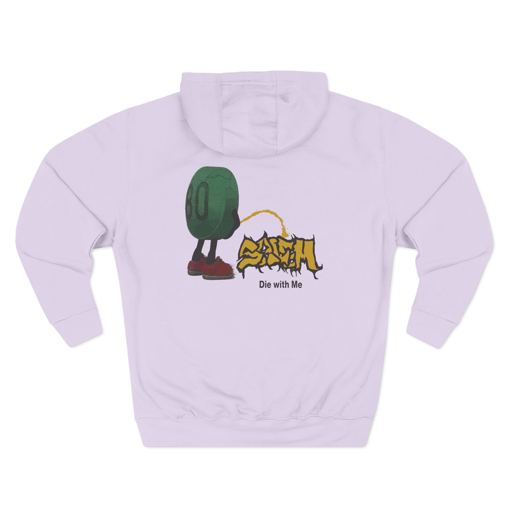 Salem die with me pill Three-Panel Fleece Hoodie