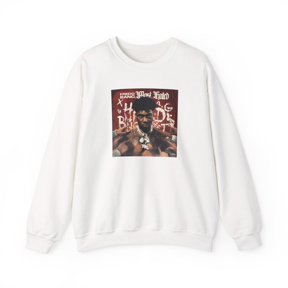 Fredo Bang Most Hated Unisex Heavy Blend™ Crewneck Sweatshirt