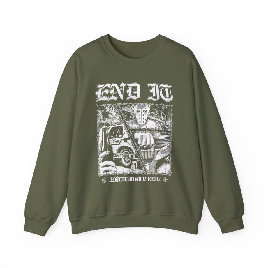 End It Crime Scene Unisex Heavy Blend™ Crewneck Sweatshirt