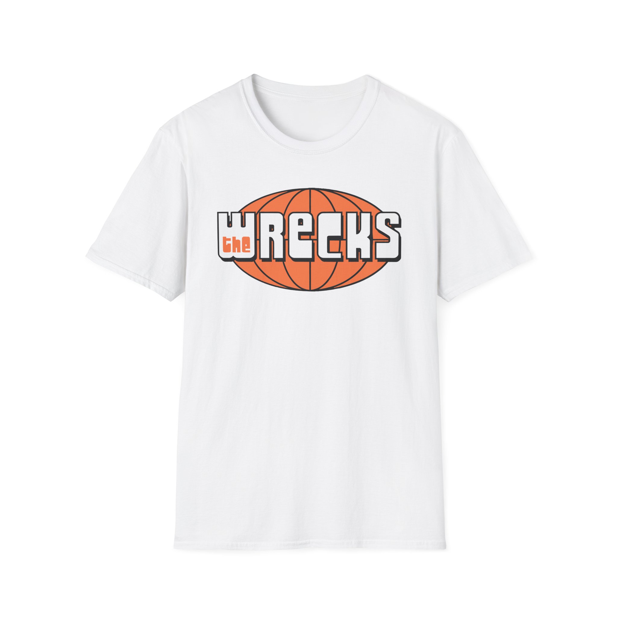 The Wrecks Retro Globe Unisex Softstyle T-Shirt
