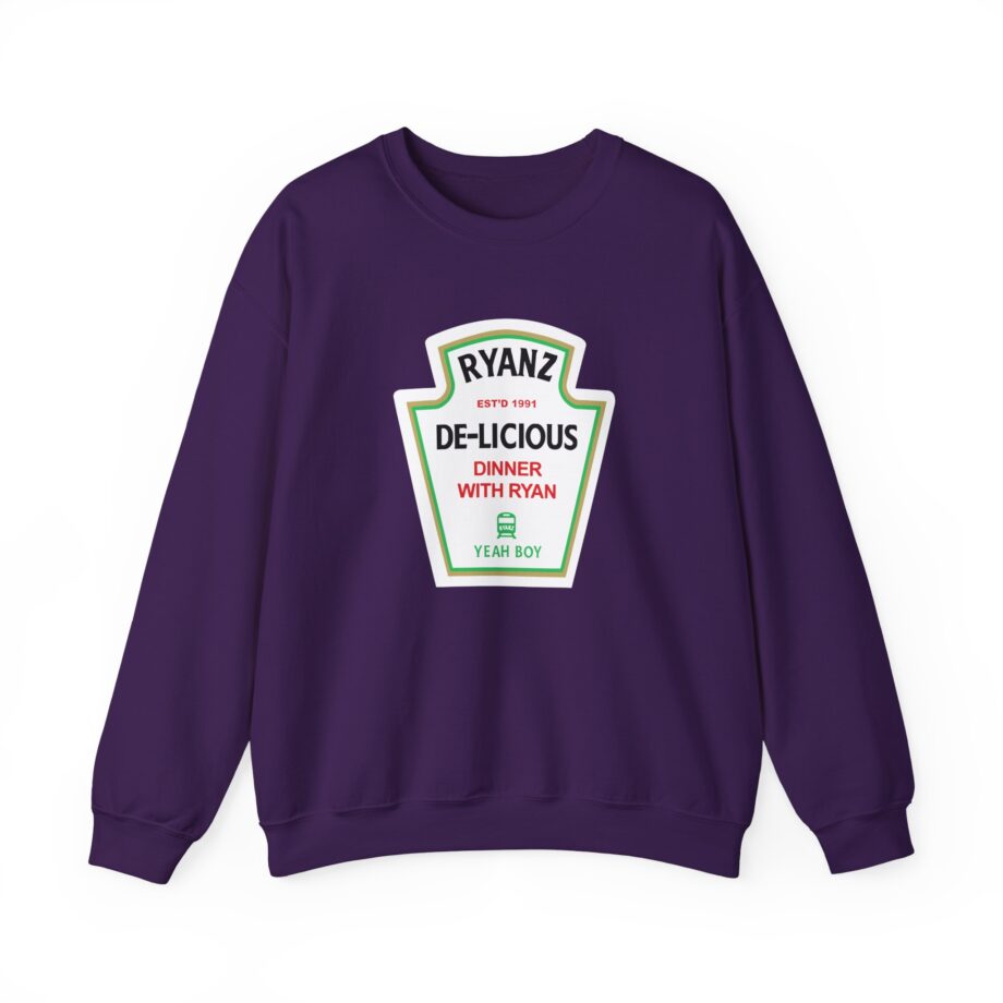 Ryan Windridge De-lecious Dinner Unisex Heavy Blend™ Crewneck Sweatshirt