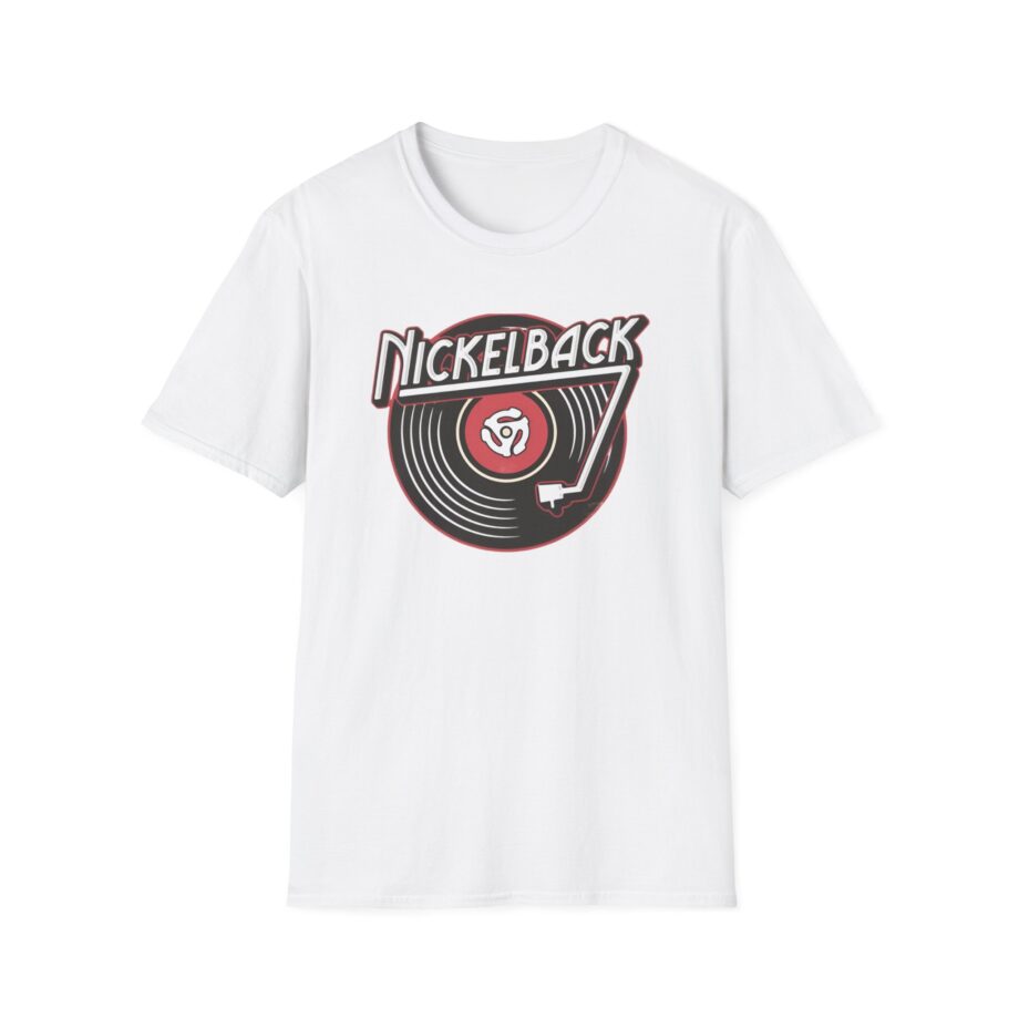 Nickelback Record Natural Ringer Unisex Softstyle T-Shirt