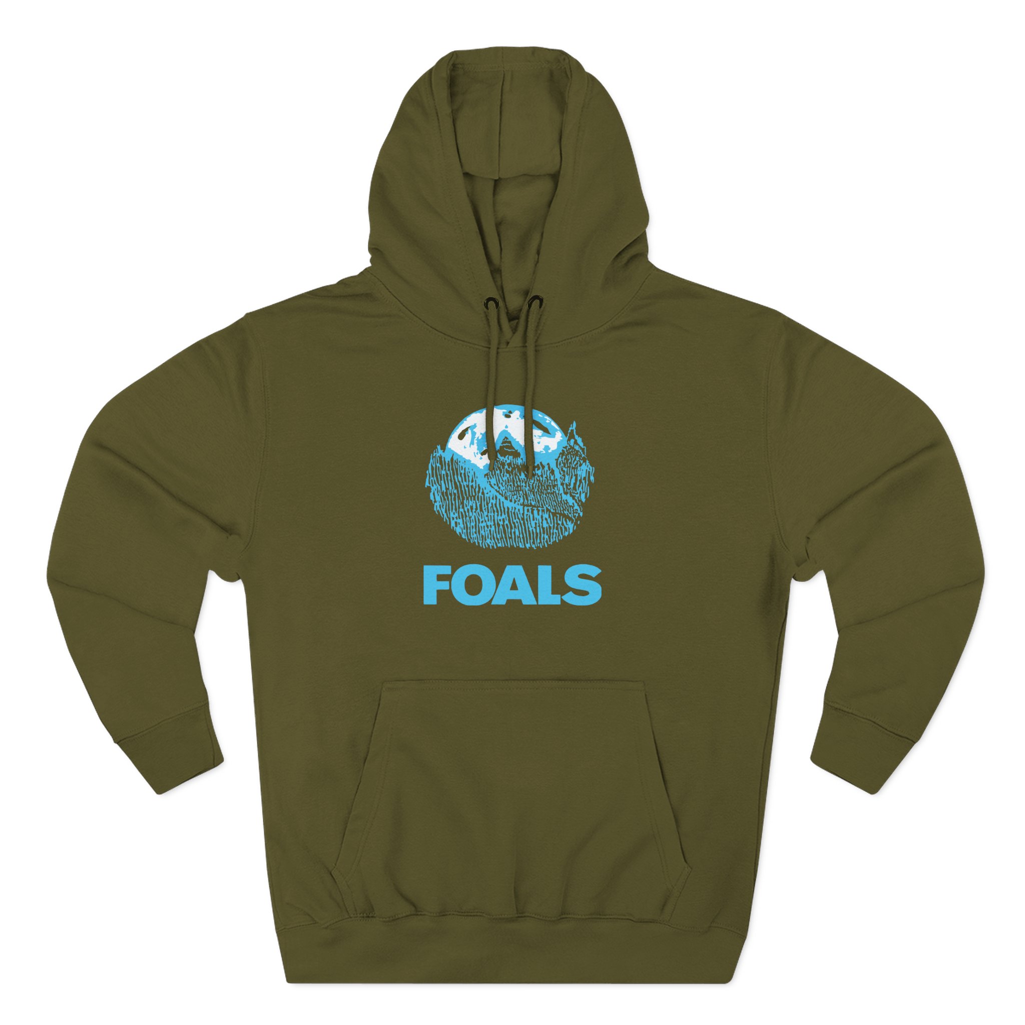 Foals Full Moon Logo Three-Panel Fleece Hoodie