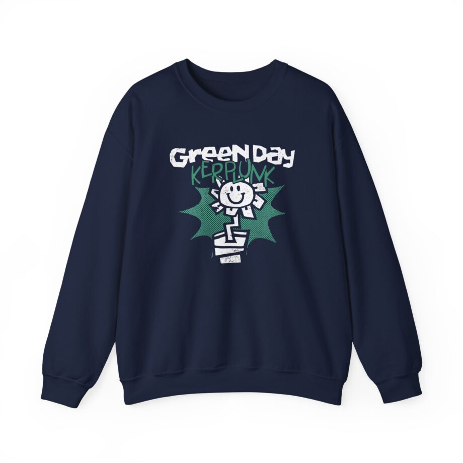 Green Day Kerplunk Vintage Flower Unisex Heavy Blend™ Crewneck Sweatshirt