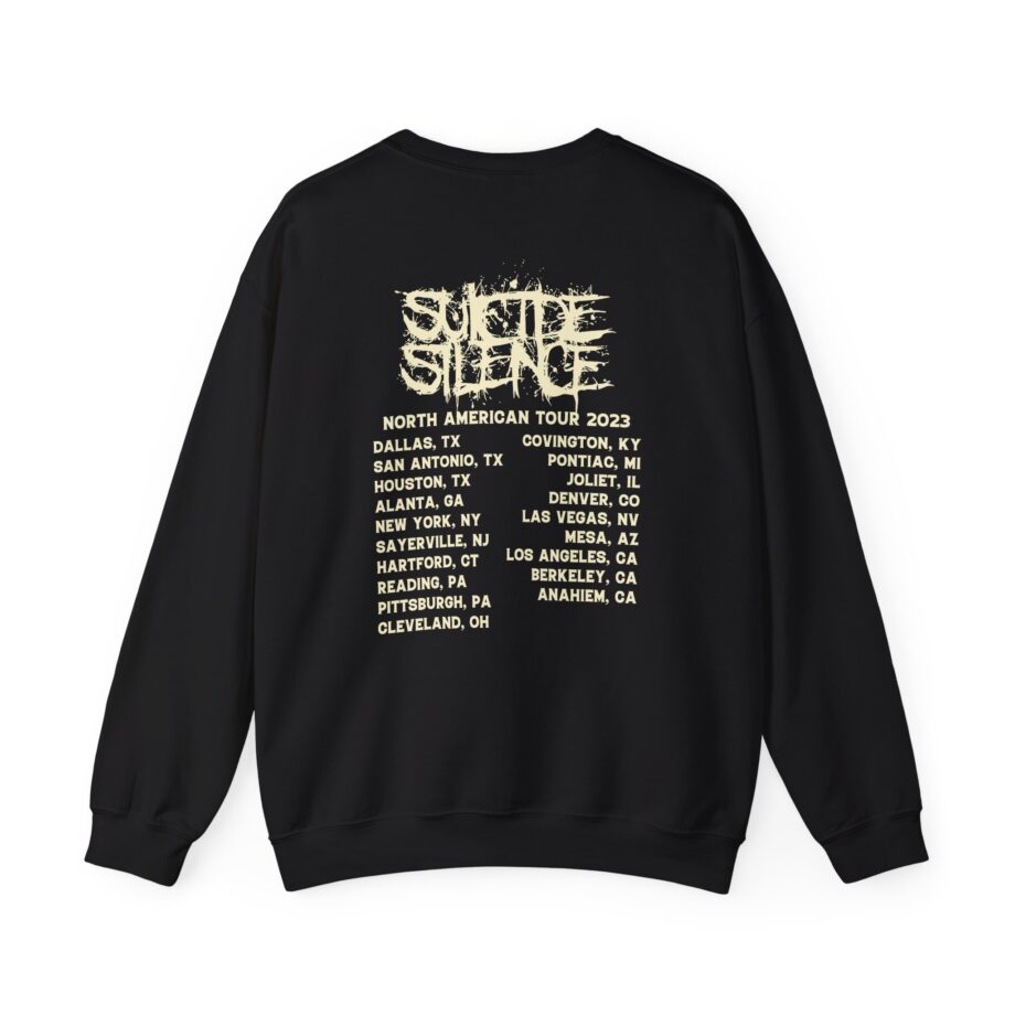 Suicide Silence Rymd Cover Tour 2023 Unisex Heavy Blend™ Crewneck Sweatshirt