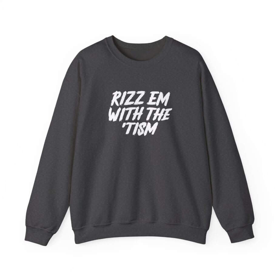 Ryan Windridge Rizz Em With the Tism Unisex Heavy Blend™ Crewneck Sweatshirt