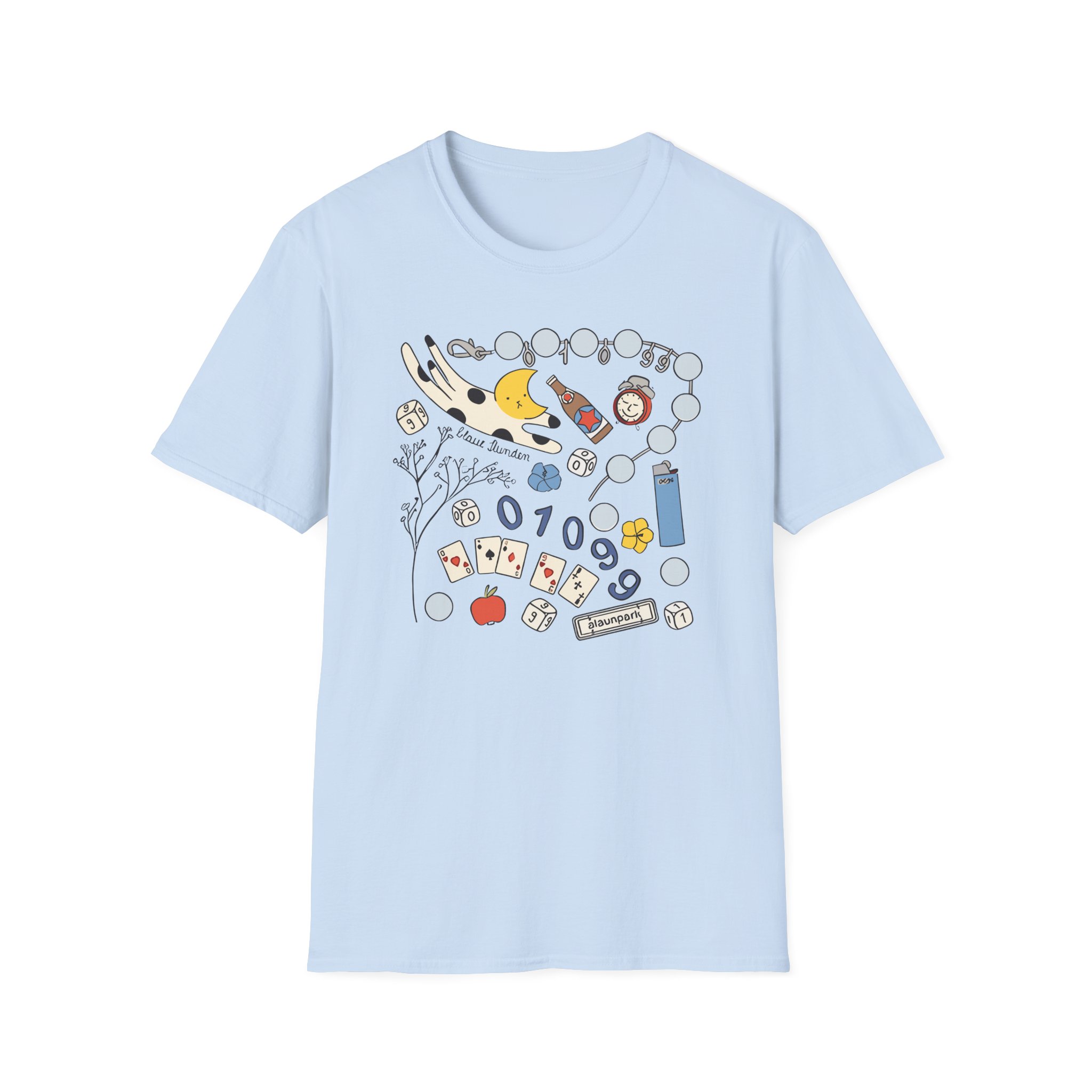 1098 Blaue Stunden Unisex Softstyle T-Shirt