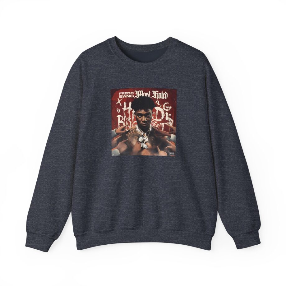 Fredo Bang Most Hated Unisex Heavy Blend™ Crewneck Sweatshirt