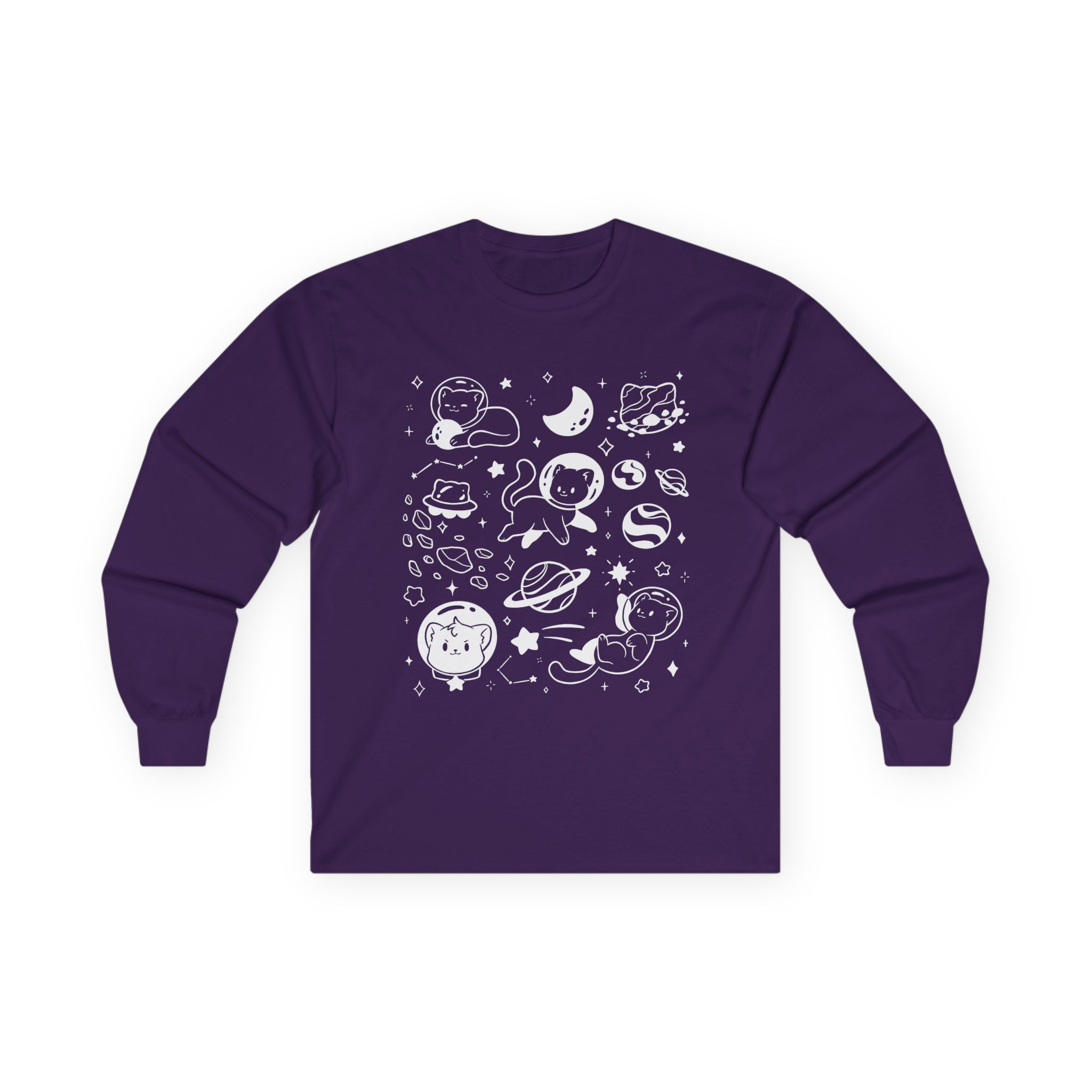 Shubble Space Cats Unisex Ultra Cotton Long Sleeve Tee