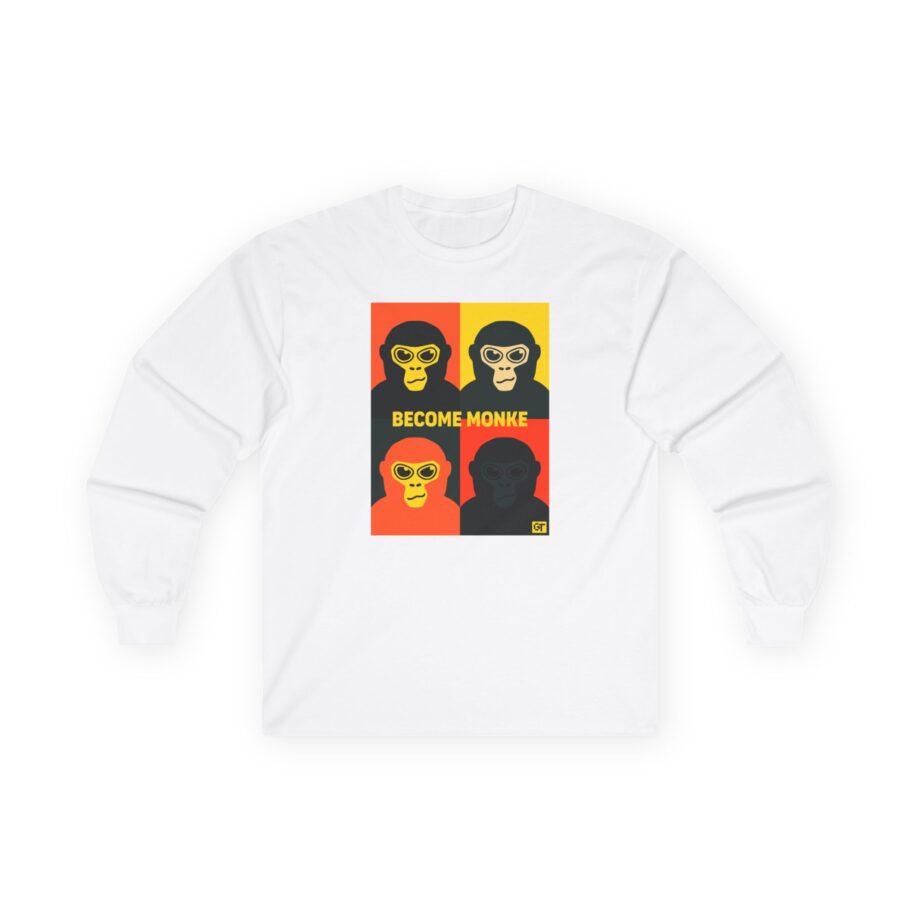 Gorilla Tag Become Monke Unisex Ultra Cotton Long Sleeve Tee