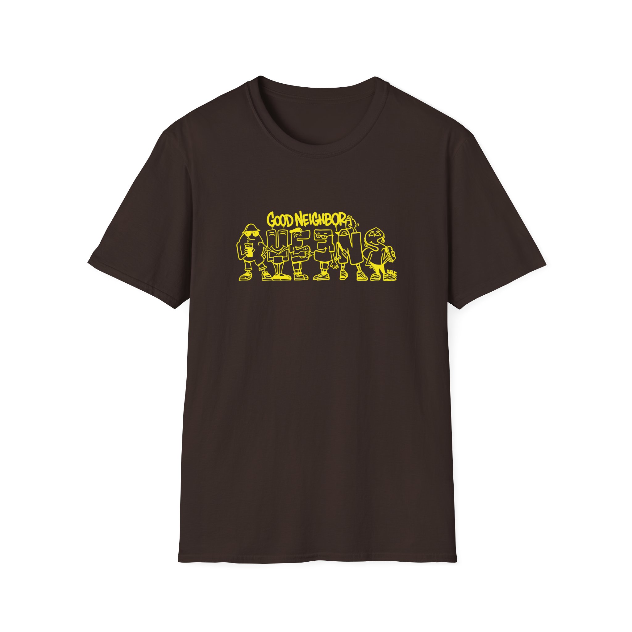 Good Neighbours Queens Unisex Softstyle T-Shirt