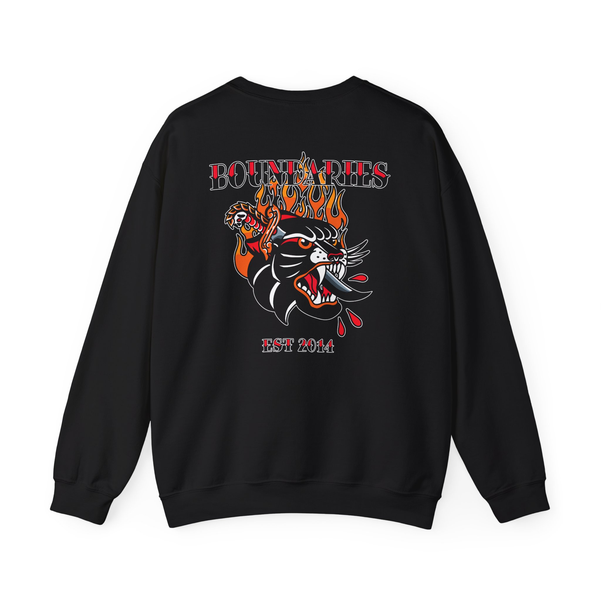 Boundaries Panther  Unisex Heavy Blendâ„¢ Crewneck Sweatshirt