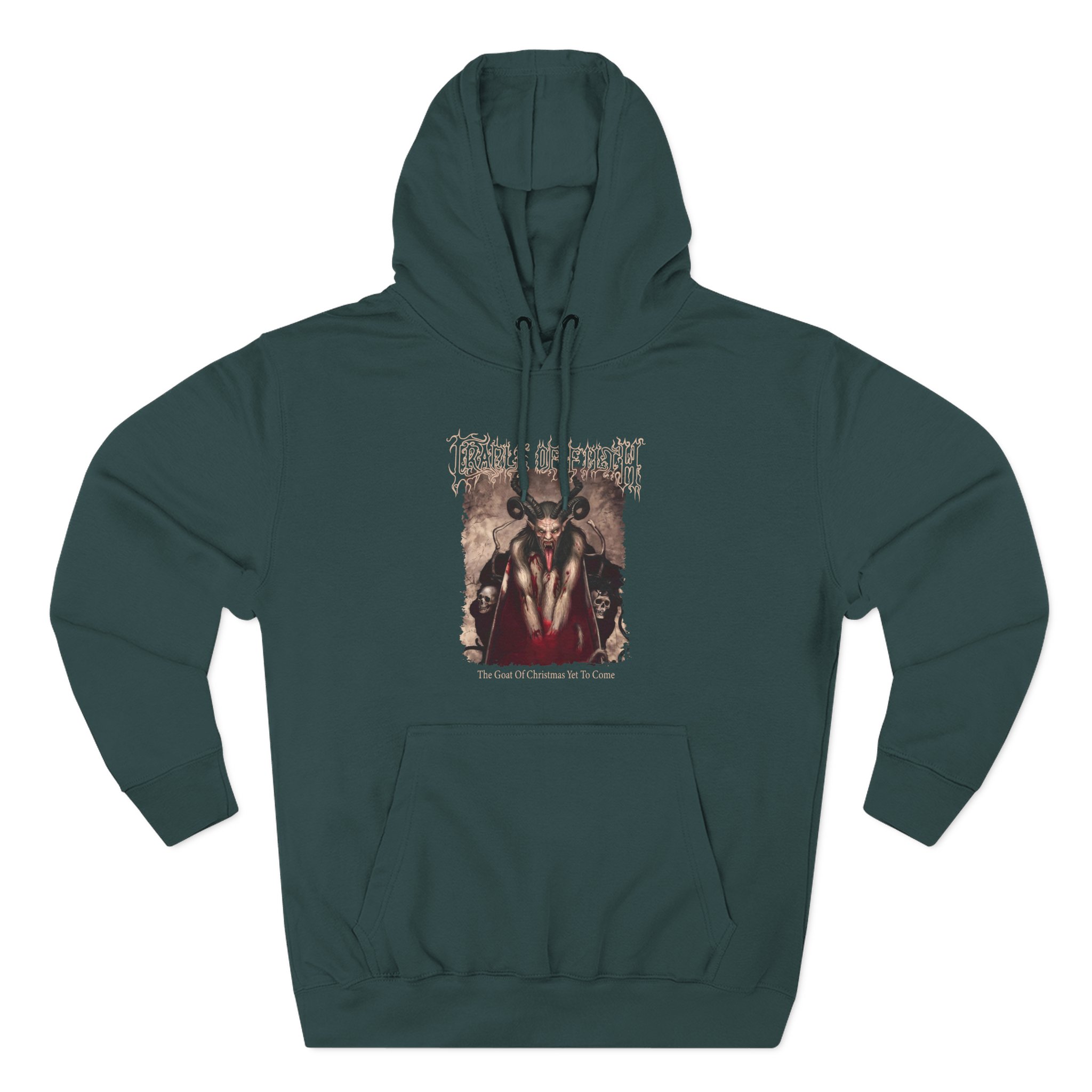 Cradle of Filth Krampus Three-Panel Fleece Hoodie