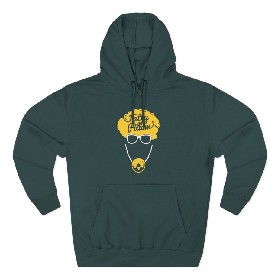 Fattypillow Three-Panel Fleece Hoodie