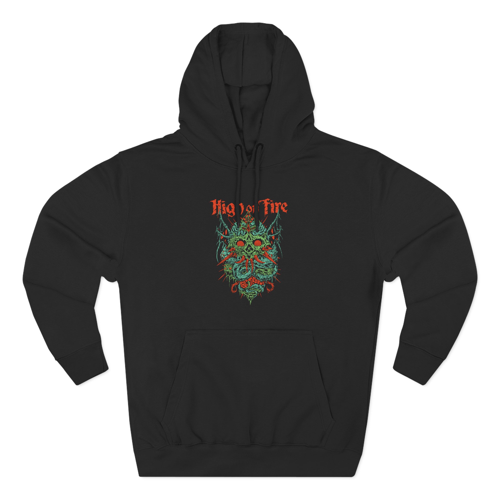 High on Fire Skinner Three-Panel Fleece Hoodie