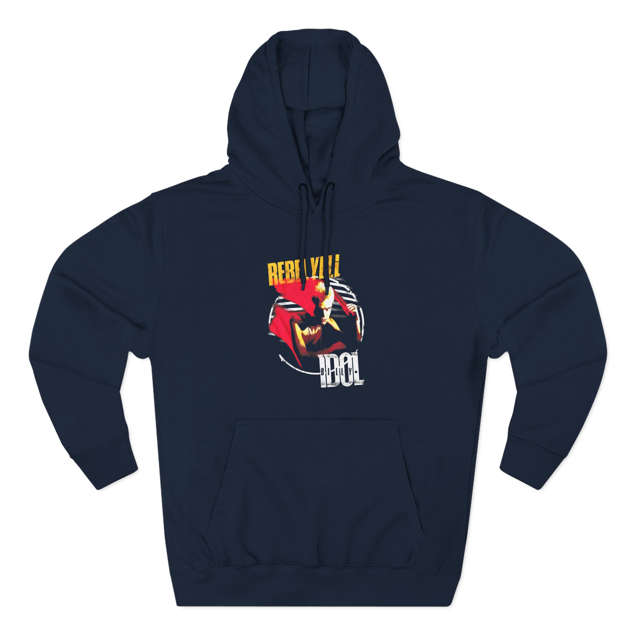 Billy Idol Rebel Yell Three-Panel Fleece Hoodie