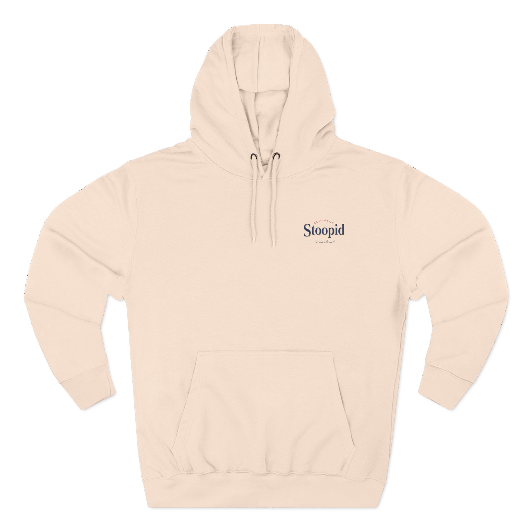 Slightly Especial Three-Panel Fleece Hoodie