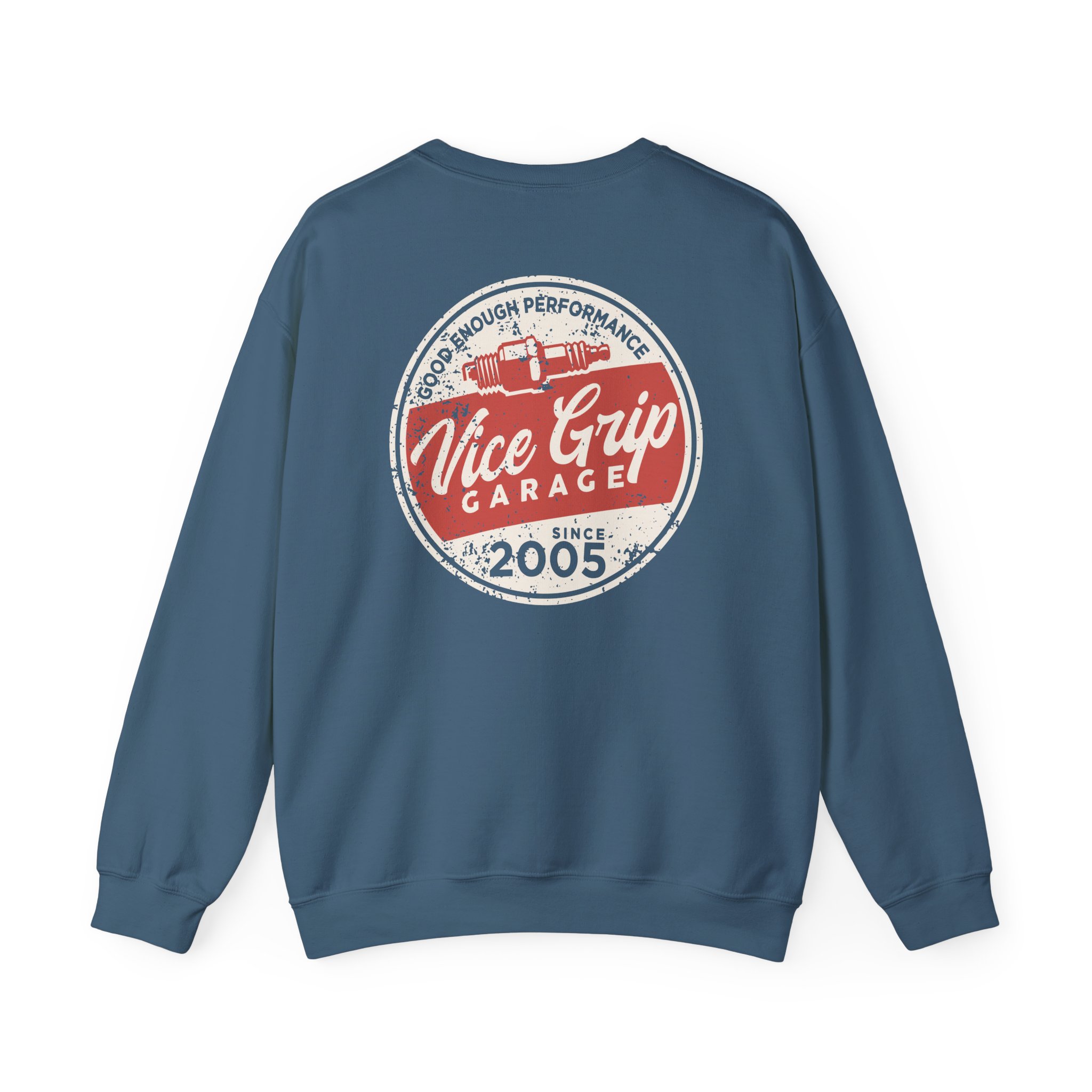 Vicegripgarage Good Enough Performance Redkap Unisex Heavy Blendâ„¢ Crewneck Sweatshirt