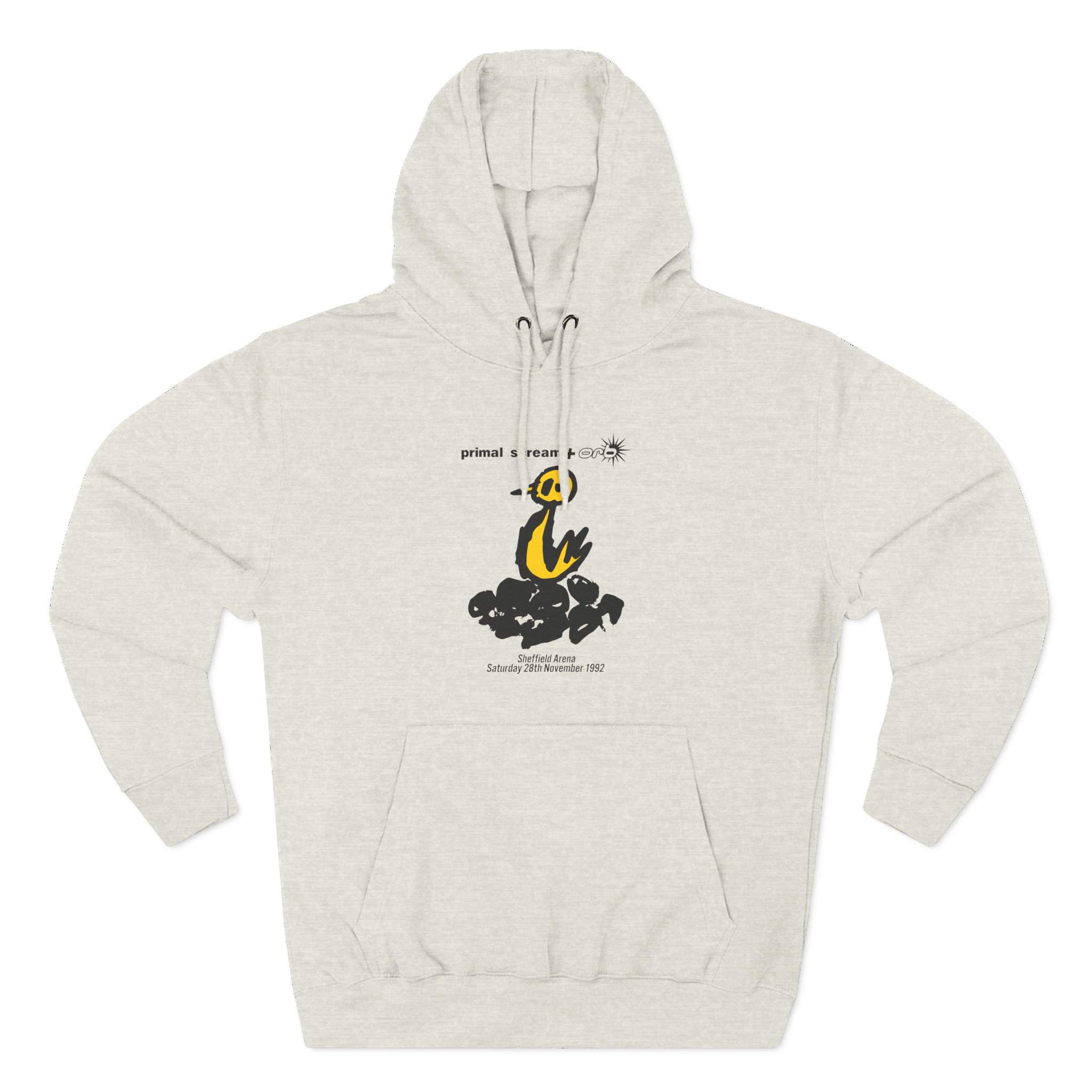 Primal Scream Three-Panel Fleece Hoodie