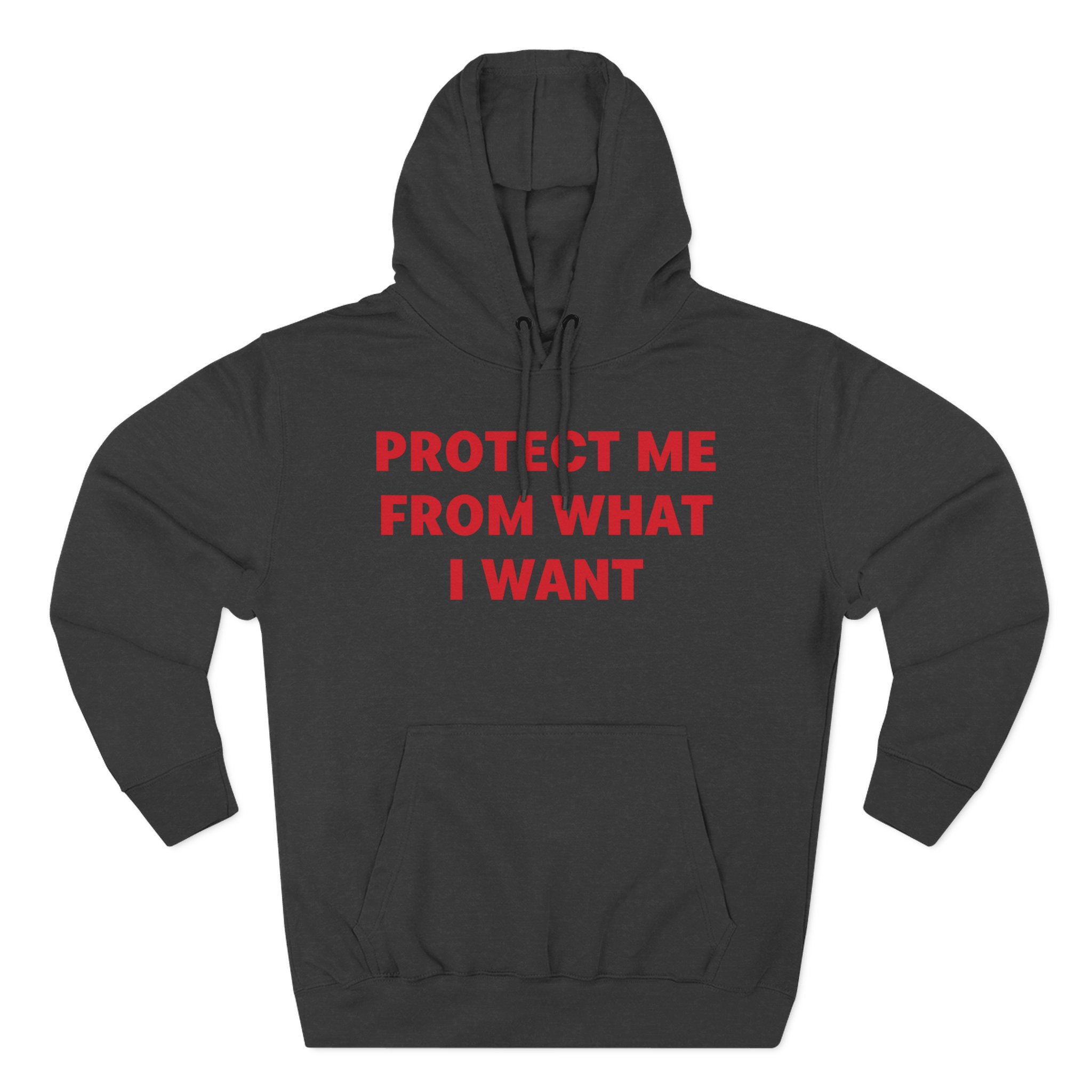 Jenny Holzer Protect Me From What I Want Three-Panel Fleece Hoodie