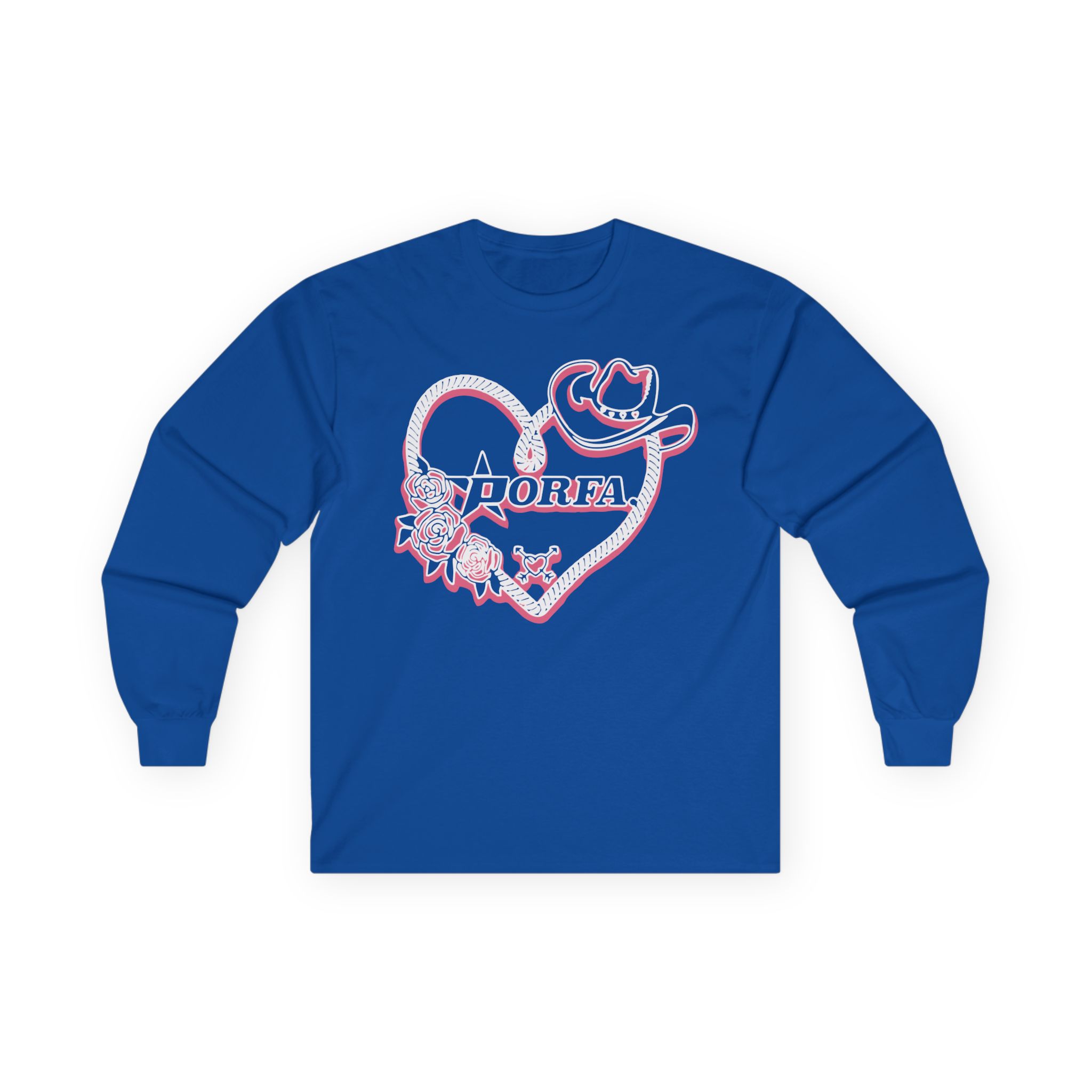 Porfa Love Lasso Unisex Ultra Cotton Long Sleeve Tee