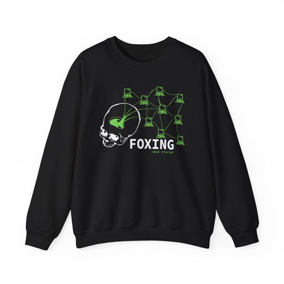 Foxing Dead Internet Unisex Heavy Blend™ Crewneck Sweatshirt