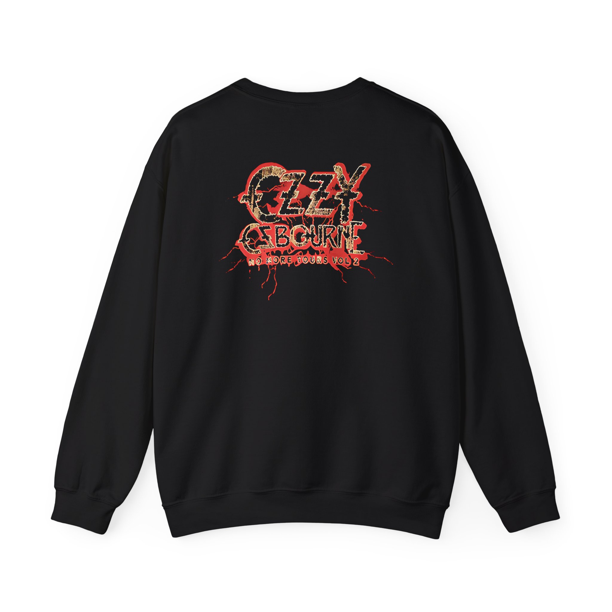 Ozzy Osbourne Red Lightning Tourback Unisex Heavy Blendâ„¢ Crewneck Sweatshirt