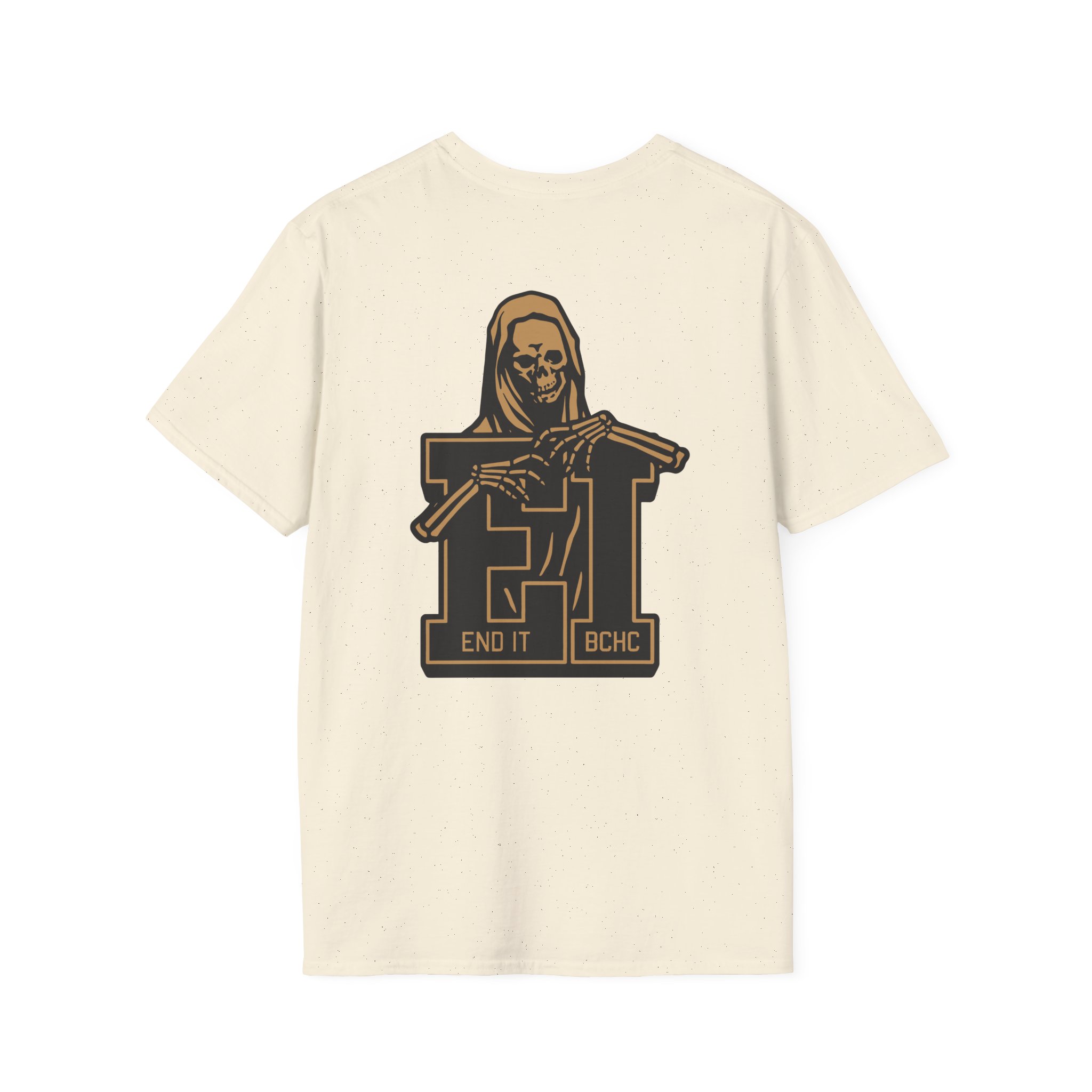 End It Bchc Reaper Emblem Unisex Softstyle T-Shirt