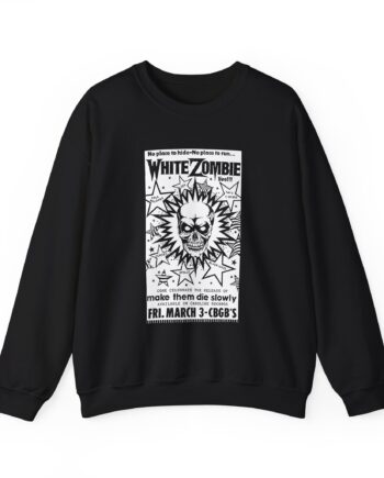 White Zombie Cbgb Poster Unisex Heavy Blend™ Crewneck Sweatshirt