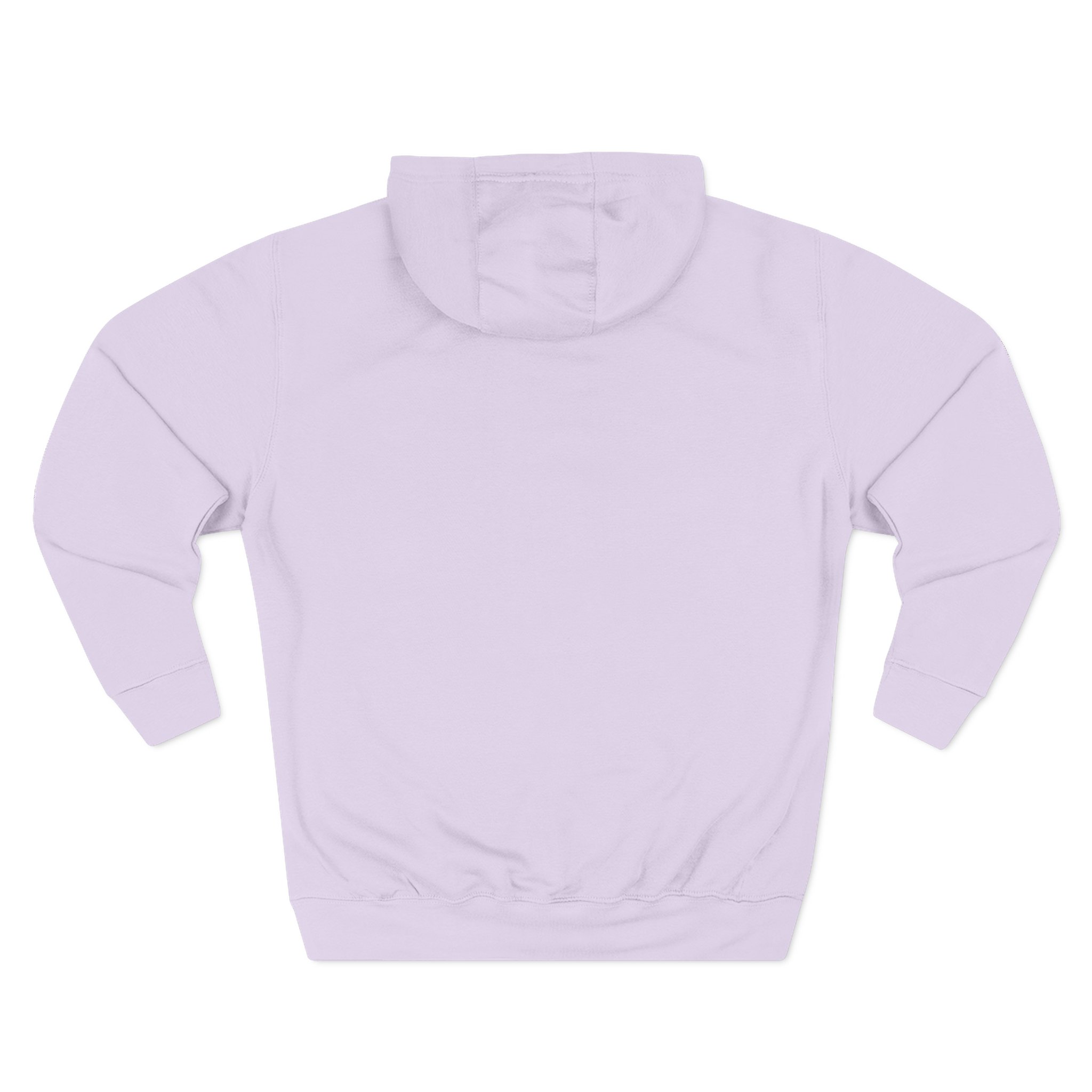 Foxing Inverted Burn Three-Panel Fleece Hoodie