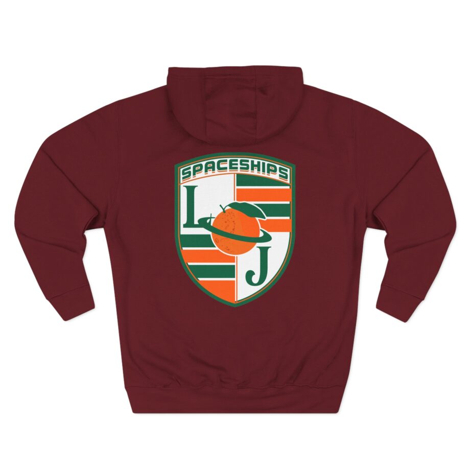 Larry June Badge Three-Panel Fleece Hoodie