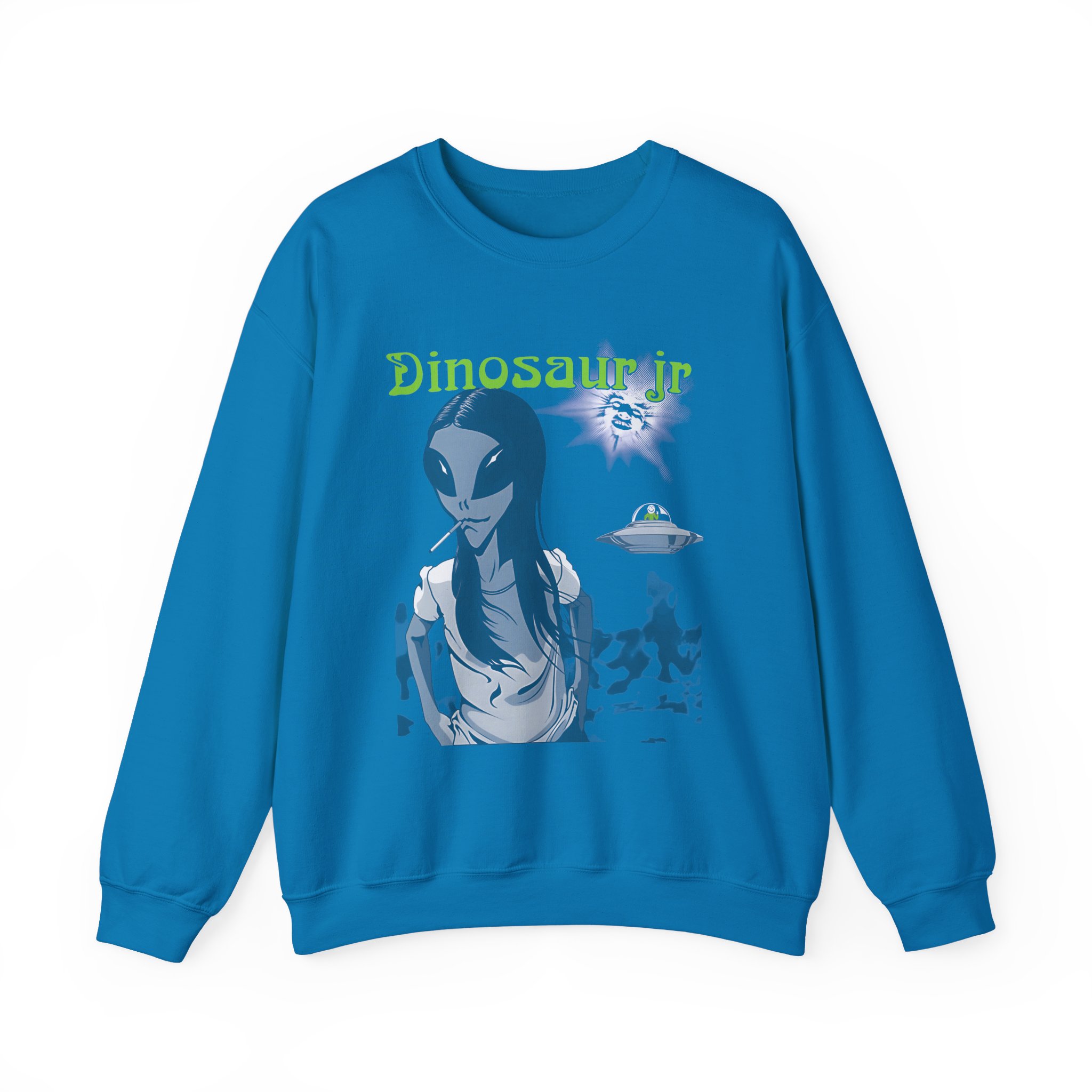 Dinosaur Jr Alien Unisex Heavy Blendâ„¢ Crewneck Sweatshirt