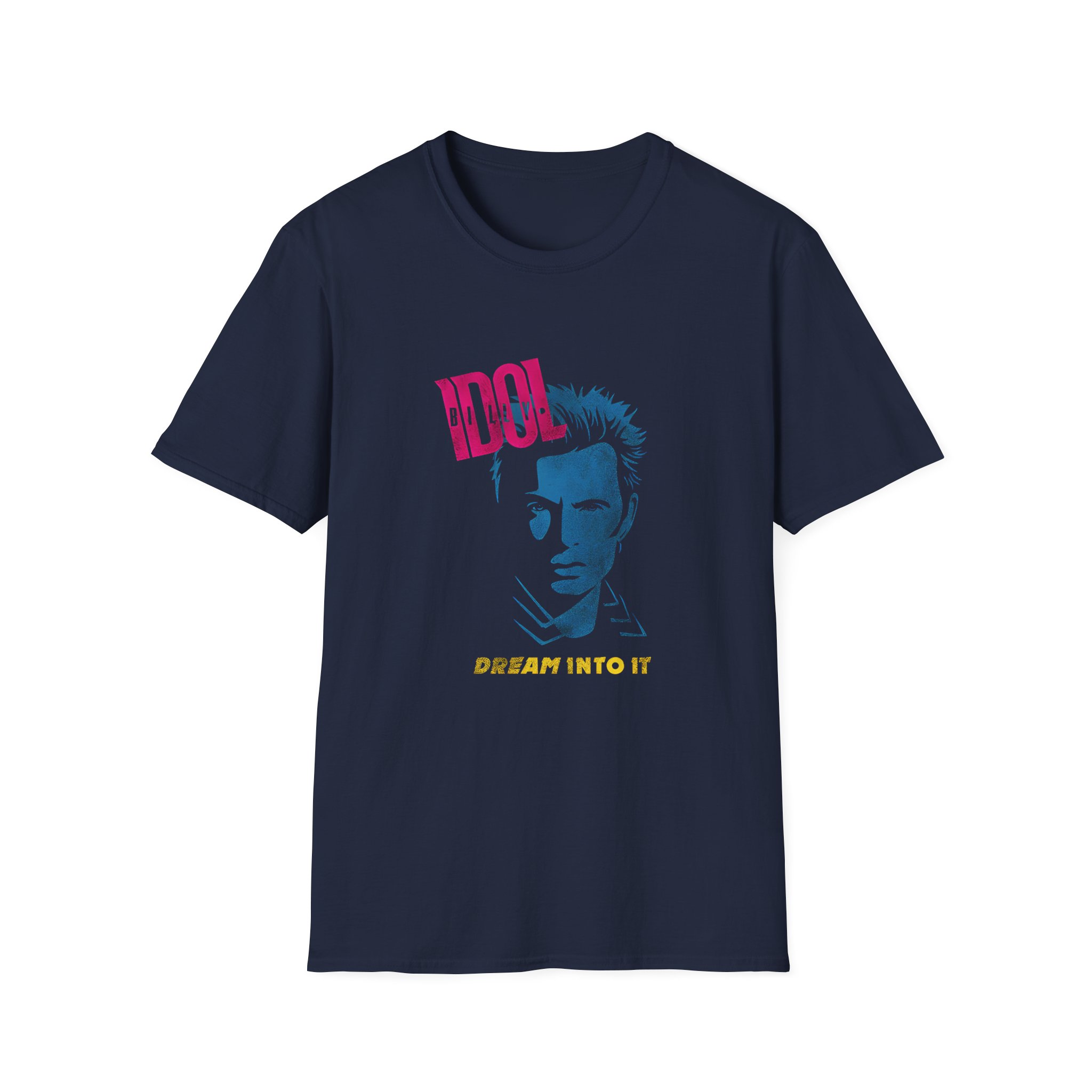 Billy Idol Dream Into It Album Unisex Softstyle T-Shirt