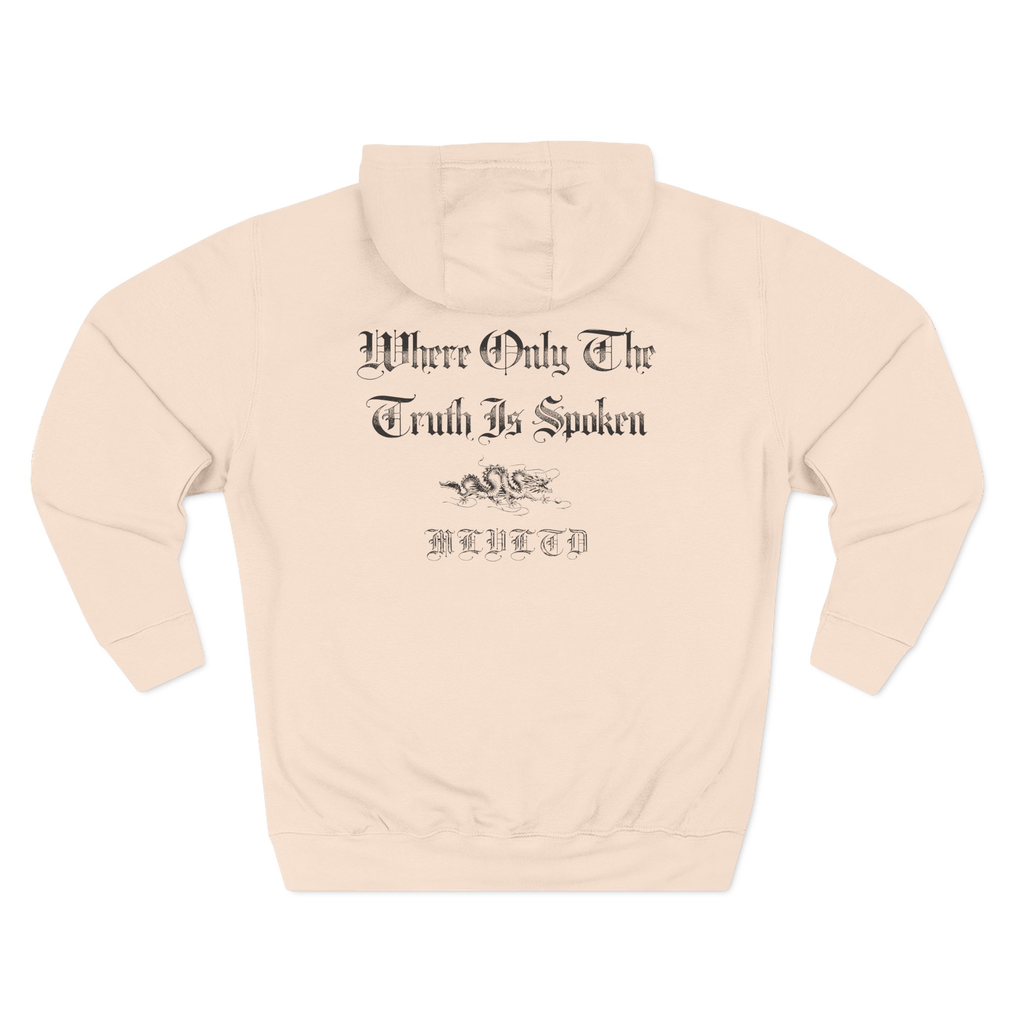 Malevolence Where Only the Truth is Spoken Three-Panel Fleece Hoodie