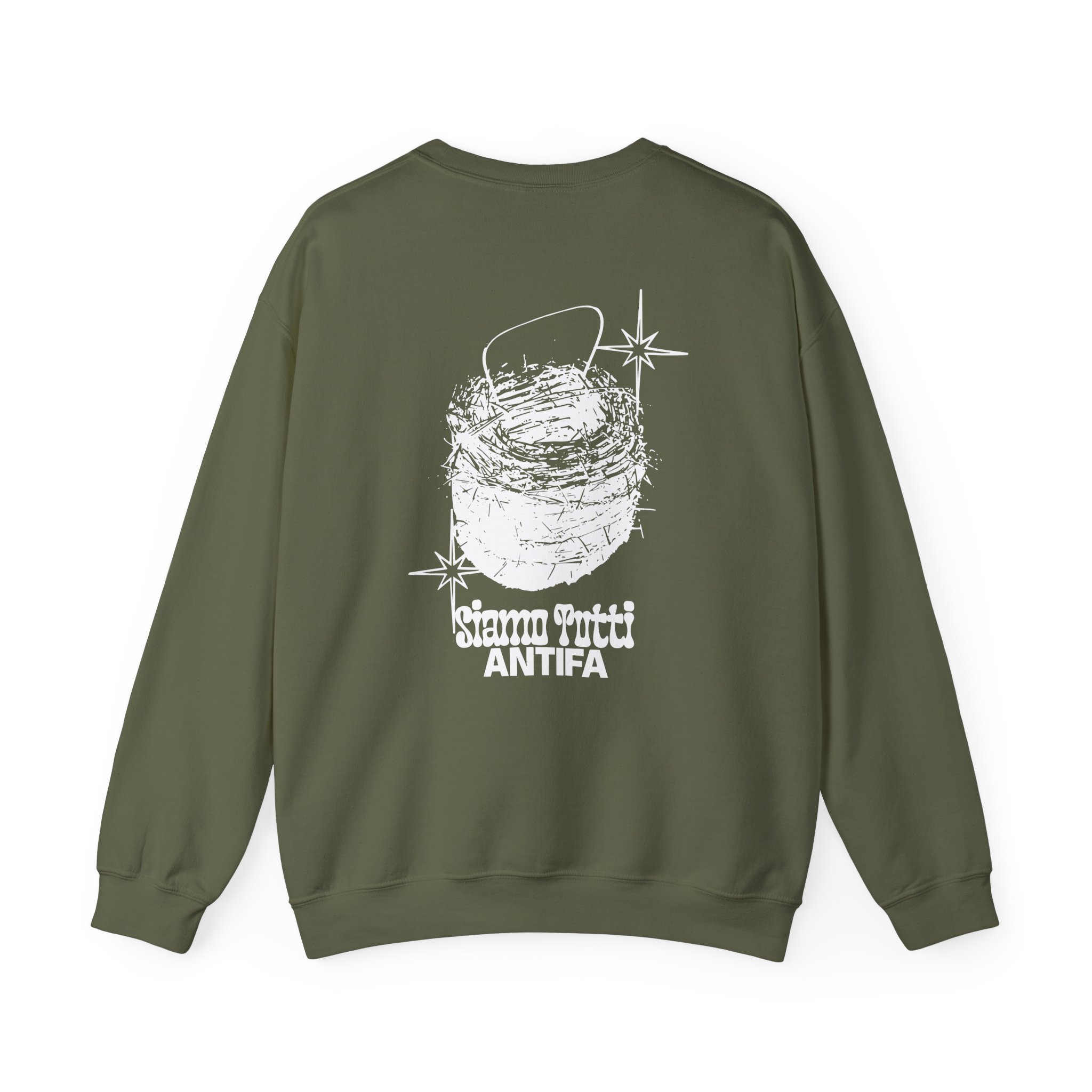 Disarstar Siamo Tutti Antifa Unisex Heavy Blendâ„¢ Crewneck Sweatshirt