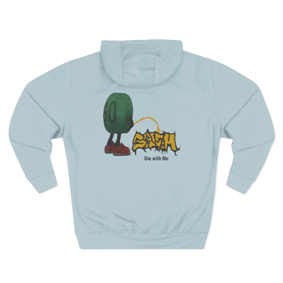 Salem die with me pill Three-Panel Fleece Hoodie