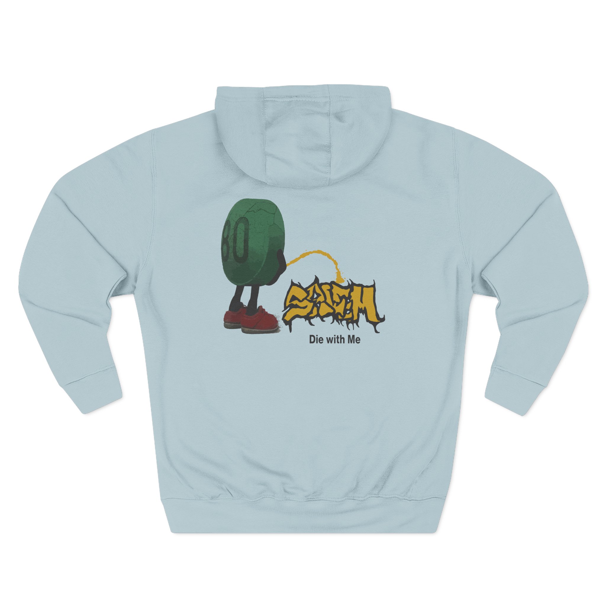 Salem die with me pill Three-Panel Fleece Hoodie