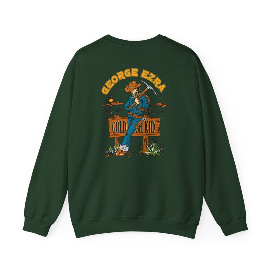 George Ezra Leaning Gold Rush Kid Unisex Heavy Blend™ Crewneck Sweatshirt