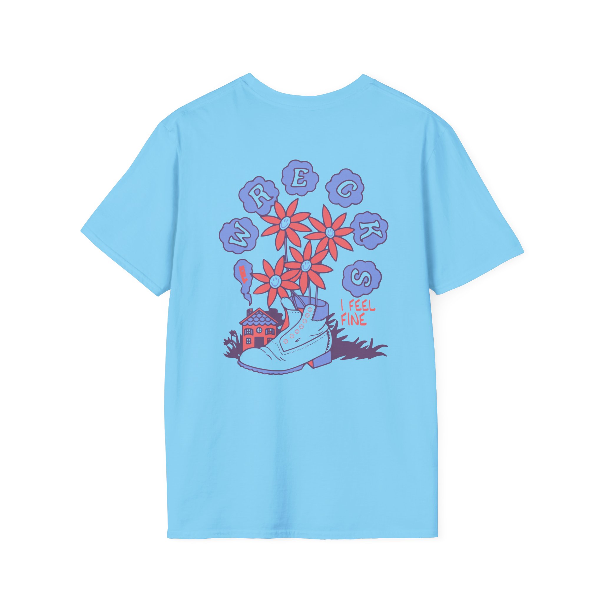 The Wrecks Floral Unisex Softstyle T-Shirt