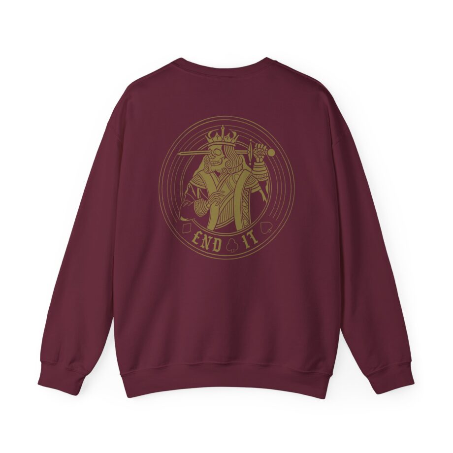 End It King Circle Unisex Heavy Blend™ Crewneck Sweatshirt