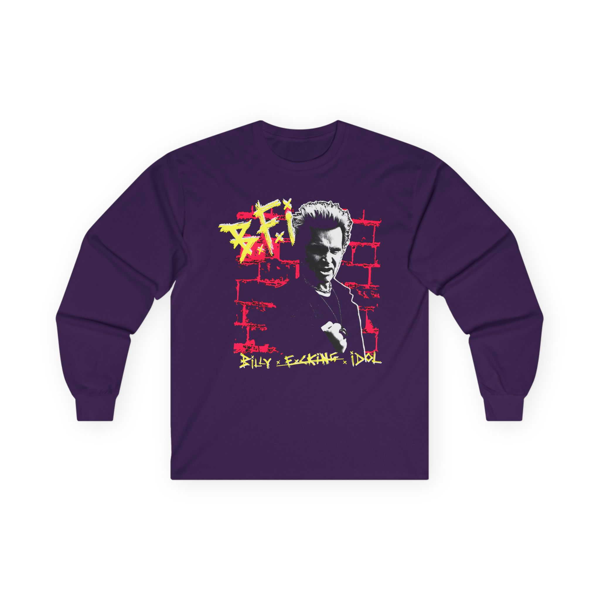 Billy Idol BFI Brick Unisex Ultra Cotton Long Sleeve Tee
