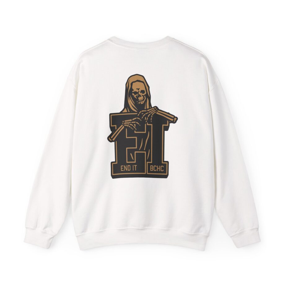 End It Bchc Reaper Emblem Unisex Heavy Blend™ Crewneck Sweatshirt