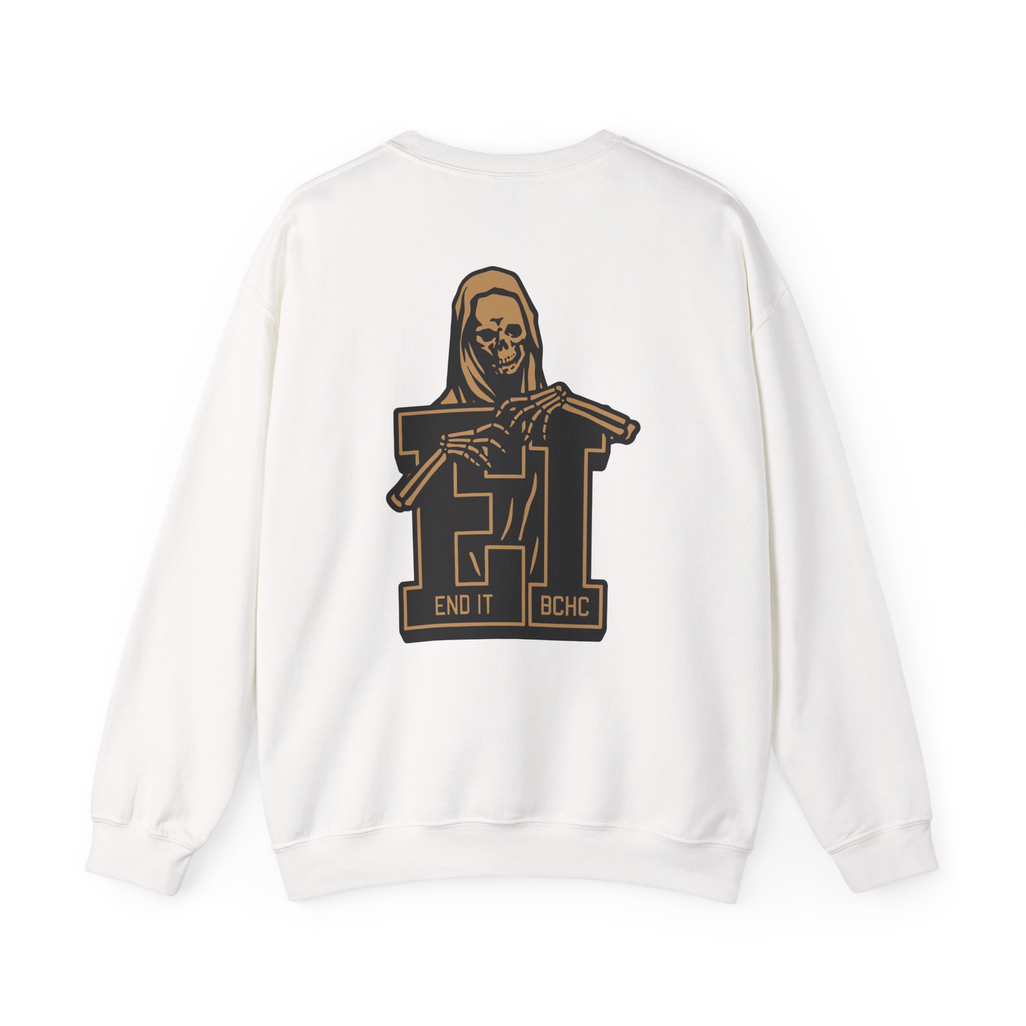 End It Bchc Reaper Emblem Unisex Heavy Blendâ„¢ Crewneck Sweatshirt